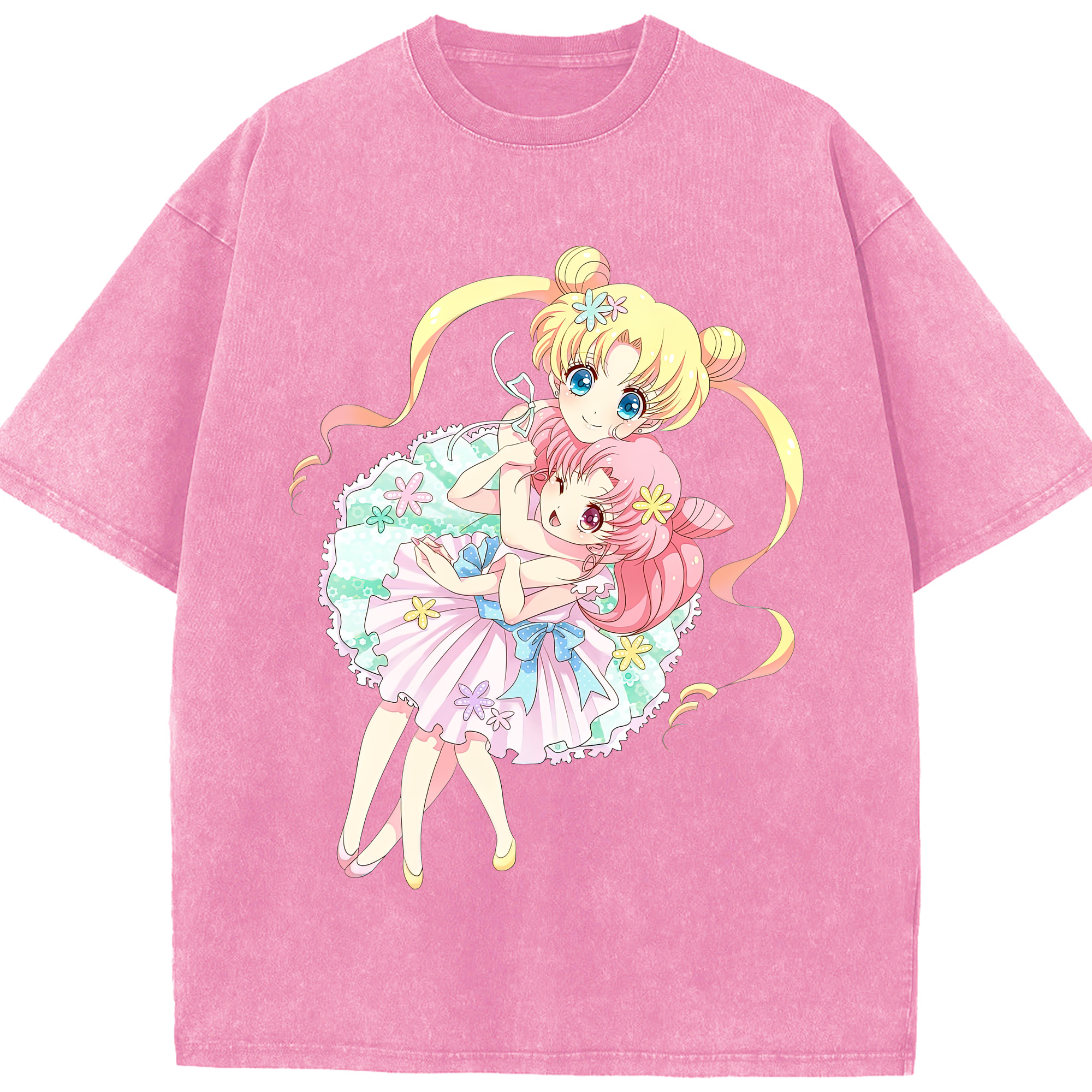 （画像用） 美少女戦士セーラームーン 愛野 美奈子 あいの みなこ Sailor Moon Aino Minako 綿100% ヴィンテージ風 半袖Tシャツ（フロントプリント）